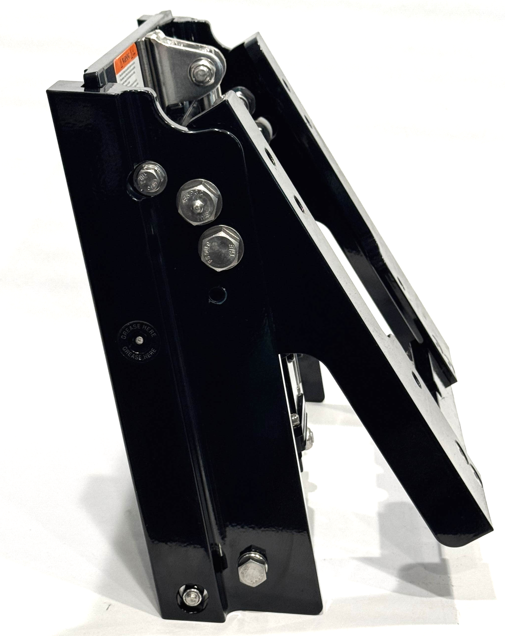 Bob's Machine Shop 4 Inch Kick Back Jack Plate - Available in Black Powder Coat or Raw Aluminum