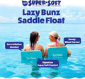 Texas Recreation Lazy Bunz Saddle Float - 36" x 18" Pool Saddle, Available in 4 Colors