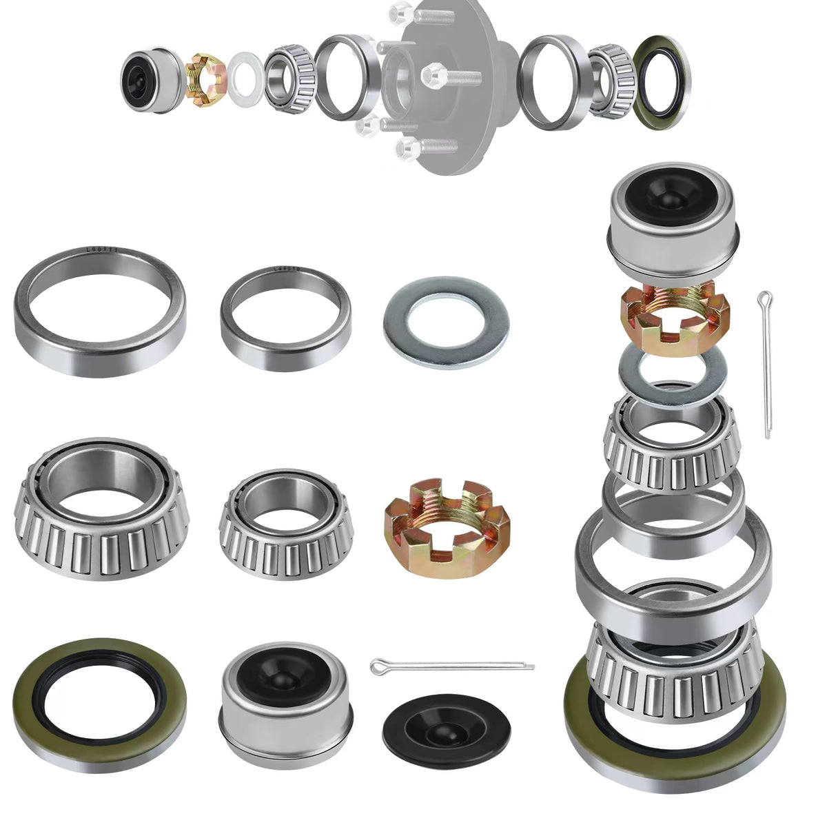 Reliable Bearings Bearing Race L-68111 Trailer Hub Bearing Component