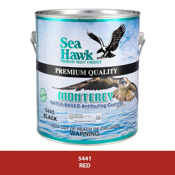 Sea Hawk Monterey Dark Blue Antifouling Boat Bottom Paint, Gallon