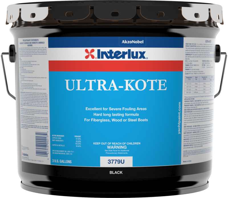Interlux Ultra-Kote Antifouling Bottom Paint - Gallon, Available in Black or Green