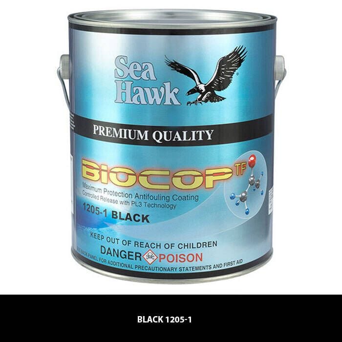 Sea Hawk Biocop TF Ablative Bottom Paint, Teal, 1 Gallon (1235-1/GL)