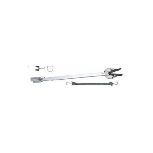 JIF Marine FXK Tourney Motor Support, 25-35 in. Aluminum Transom Saver