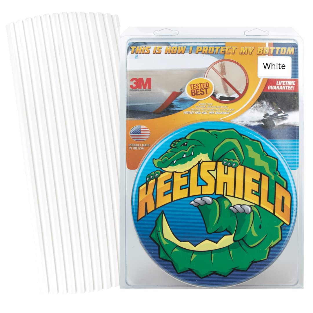 Gator Guards KeelShield Keel Guard - Boat Keel Protector, Available in 5' to 8' Lengths, Multiple Colors