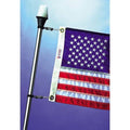 DU-BRO Fishing 1502 Stainless Steel Stern Light/Flag Pole Clips, 2-Pack