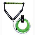 Airhead AHWR-4 Dyneema Wakeboard Rope and Handle, 70 ft No-Stretch Tow Line, 1,700 lb Break Strength, Green