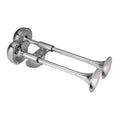 AFI Stainless Steel Dual Trumpet Electric Boat Horn, 12 Volt, 110 dB