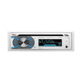 Boss Audio MR508UABW Single-DIN Marine Bluetooth Receiver, White