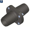 T-H Marine ILS-1200 Double Barb Inline Scupper Check Valve, 1-1/8 Inch Hose, Black