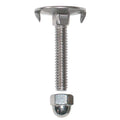 JIF Marine Pontoon Deck Bolt Kit EFG, 1.5 x 0.25 Inch Stainless Elevator Bolts with Lock Nuts, 100 Pack