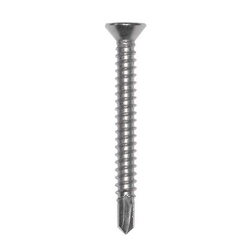 JIF Marine EFH Stainless Steel Self-Tapping Deck Screws, 2 x 3/16 Inch, 100-Pack