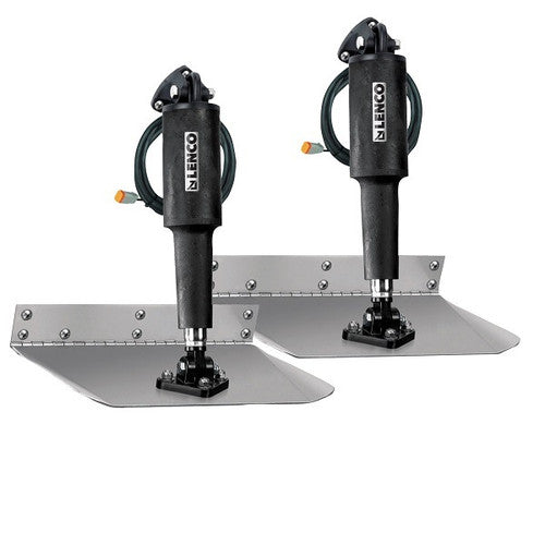 Lenco 15008-101 12V 12" x 18" Standard Mount Trim Tab Kit without Switch