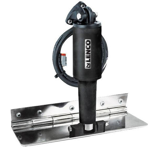 Lenco 15052-101 Limited Space Electric Trim Tab Kit, 4 x 12 Inch, Fits 14-25 Ft Boats