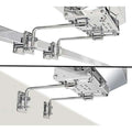 Magma T10-640 Dual Extended Square Rail/Vertical Surface Mount, 304 Stainless Steel