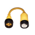 Marinco 117A Shore Power Pigtail Adapter, 30 Amp 125 Volt Locking Male to 50 Amp 125/250 Volt Locking Female