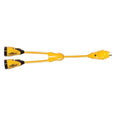 Marinco Y30-2-30 EEL Y Adapter, 30 Amp 125V Male to Two 30 Amp 125V Female Shore Power Splitter