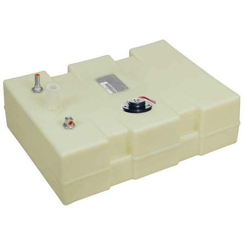 Moeller Marine 12 Gallon Below Deck Permanent Fuel Tank, Aluminum Withdrawal Fitting - Part 032512