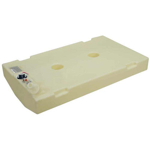 Moeller 29 Gallon Below Deck Permanent Aluminum Fuel Tank, Part 032529, 43 in. L x 25.75 in. W x 13.15 in. H