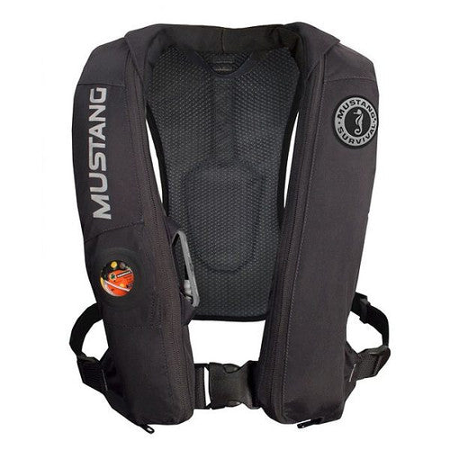 Mustang Survival Elite 28 Automatic Inflatable Life Vest MD5183-13, Black, USCG Type V/III