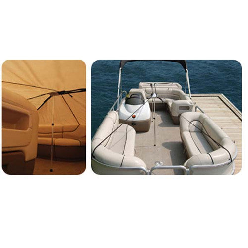 Taylor Made Products Pontoon Boat Cover Support System, Adjustable 27-50 Inch Poles, 55745