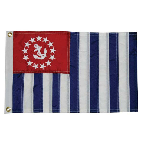 Taylor Made Products 8218 US Power Squadron Ensign Boat Flag, 12 Inch x 18 Inch, Nylon, Members Only
