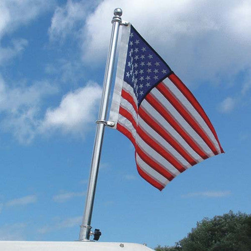 Taylor Made Products 30 Inch Stainless Steel Flag Pole Kit, Part 904, Fits 24 x 36 Inch Flags