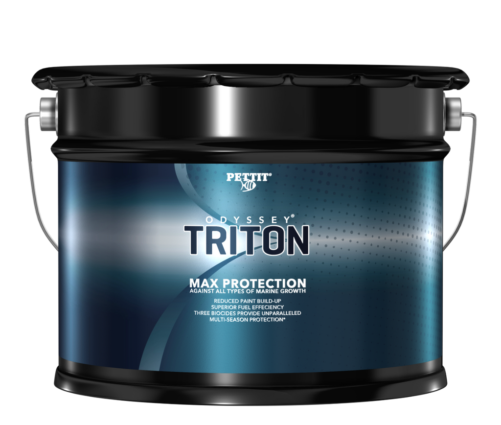 Pettit Odyssey Triton Ablative Antifouling Bottom Paint - Black or White, 1 Gallon