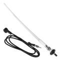 Boss Audio MRANT12 Universal Marine Rubber Antenna with 78 Inch Cable - Available in Black or White