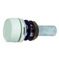 Perko Gas Tank Vent with White Cap, Chrome-Plated Deck Vent, Part Number 0570DP4WHT