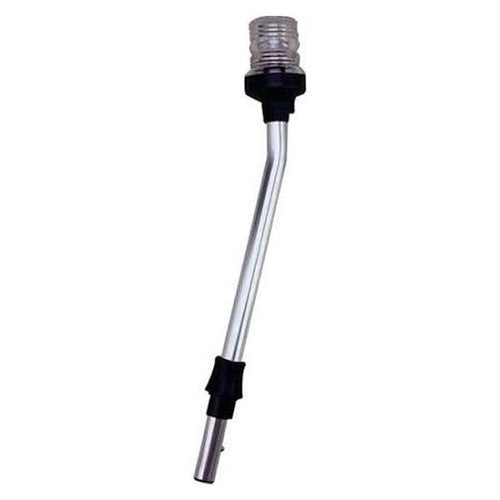 Perko 1311DP2CHR Telescoping All-Round Pole Light with Base, 16 Degree Rake, 20-1/8 Inch