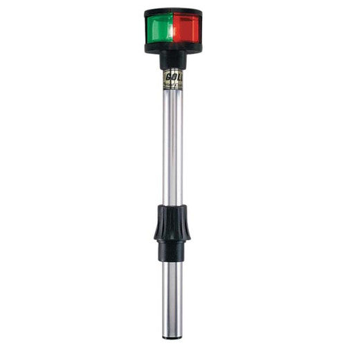 Perko 1612DP2BLK Removable Bi-Color Pole Light, Black, 12 Inch, 2-Pin Base