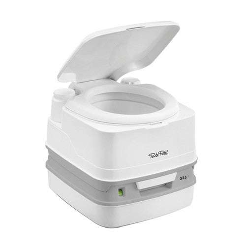 Thetford 335 Porta Potti Portable Toilet, Piston Flush, 2.6 Gallon Capacity, Model 92828