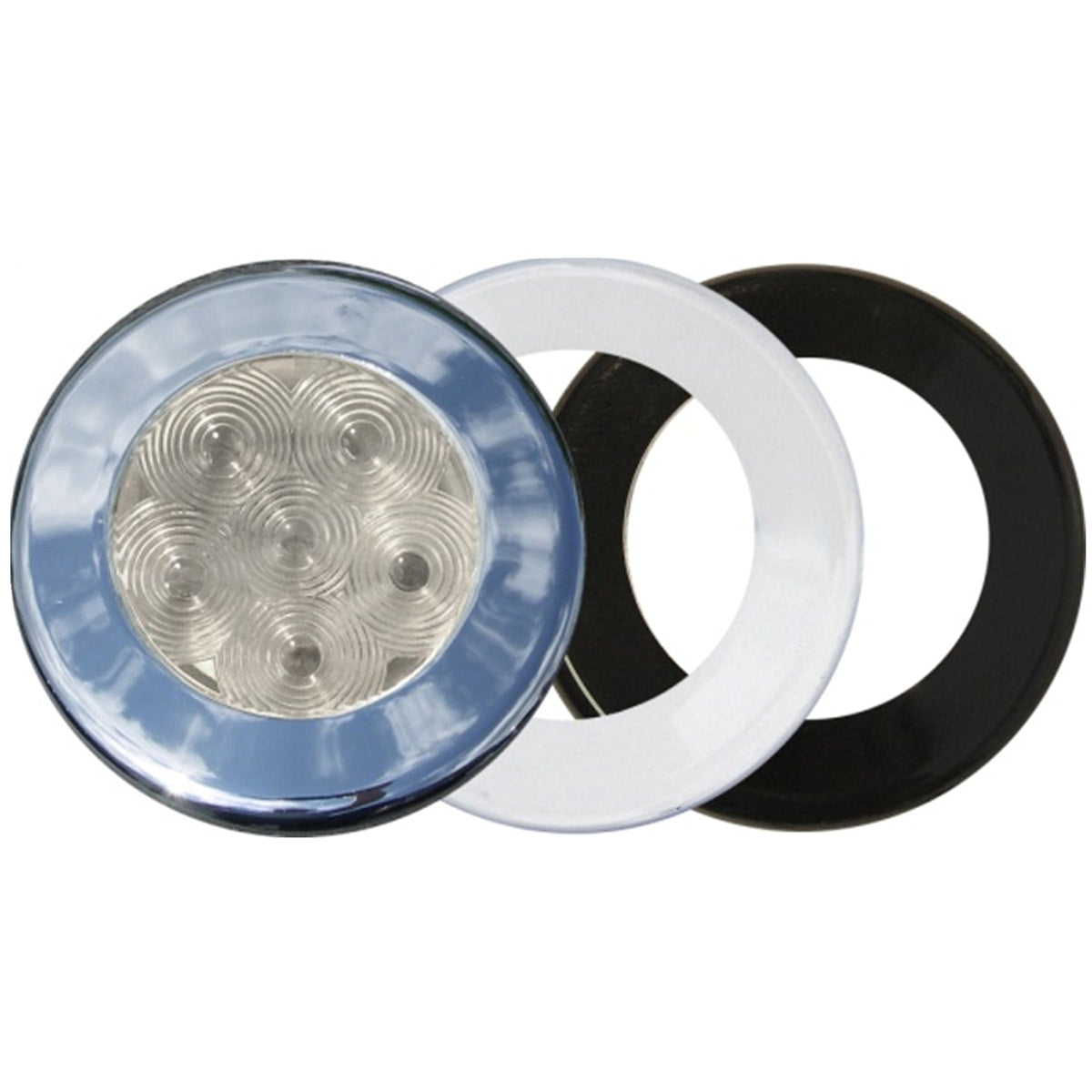 T-H Marine LED-51849 Recessed LED Puck Light, Blue, 3 Inch, 9 LED