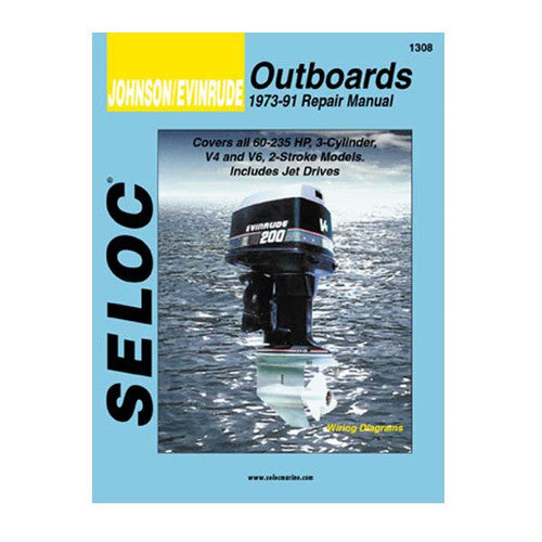 Seloc Service Manual, Johnson-Evinrude Outboards 1973-1991, 60-235 HP 3-Cylinder V4 and V6 2-Stroke