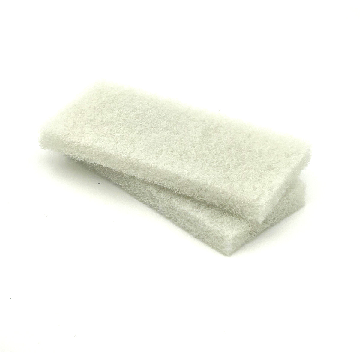 Shurhold 1701 Fine Scrubber Pad, 2-Pack, White, 4.5 x 10 Inch, Fits Swivel Pad Base