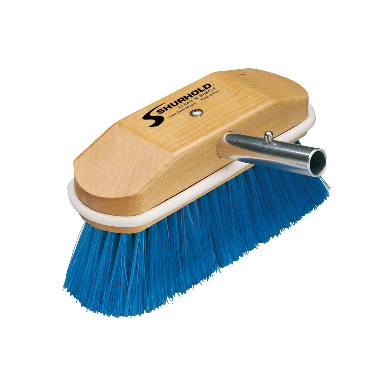 Shurhold Special Application Brush 8 x 2.5 Inch Soft Royal Blue Nylon Boat Cleaning Brush