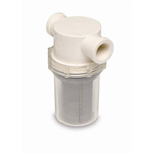 Shurflo 1/2 Inch Raw Water Strainer with 50 Mesh Screen - Part 253-120-01