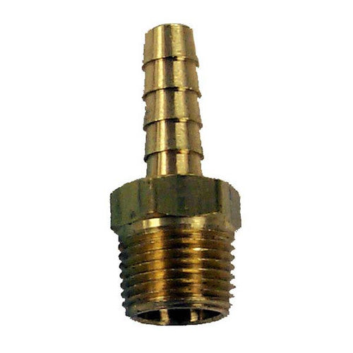 Sierra Hose Barb 5/16 Inch Barb x 3/8 Inch NPT Male, 18-8109