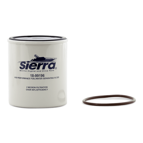 Sierra 18-99196 Canister Fuel Water Separating Filter, 2 Micron Spin-On Element