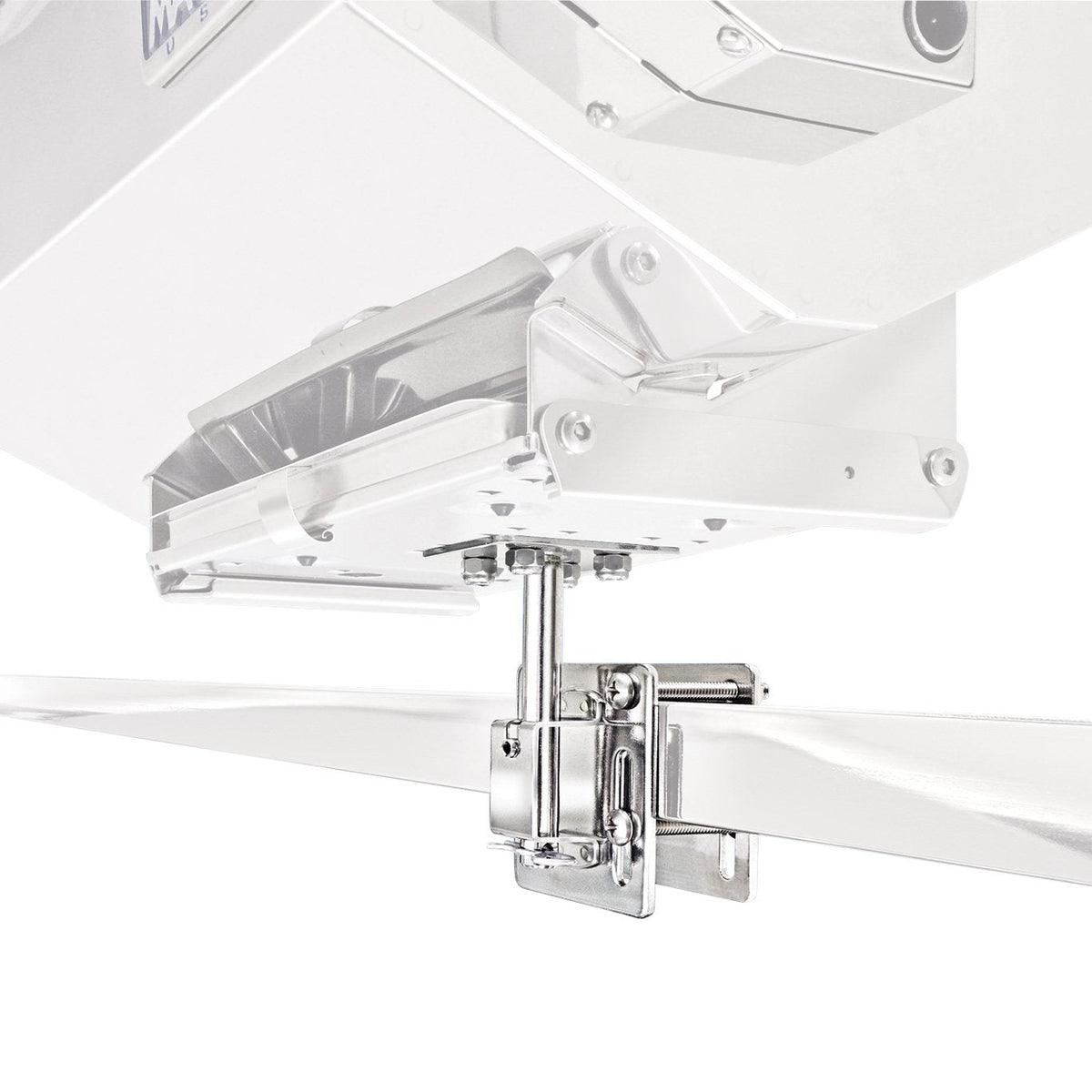 Magma T10-340 Single Side Bulkhead or Square/Flat Rail Mount, 304 Stainless Steel