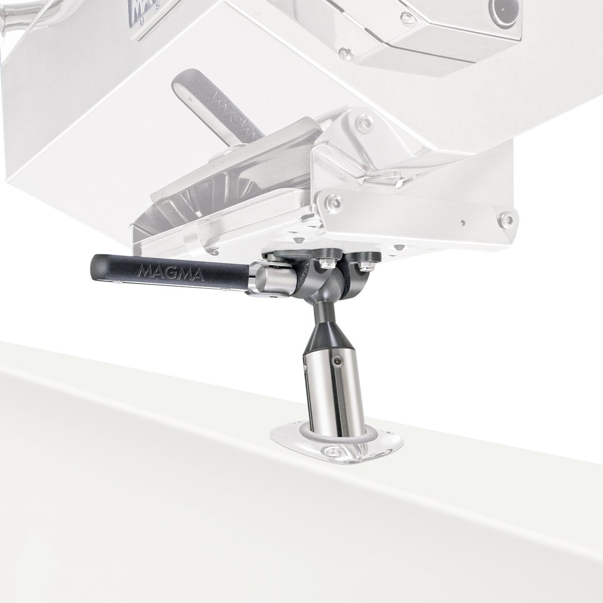 Magma LeveLock All-Angle Fish Rod Holder Grill Mount T10-355, Stainless Steel