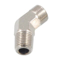 SeaStar 45 Degree Hydraulic Steering Fitting, HF5540, Stainless Steel