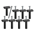 TRAC 69061 Isolator Bolts, 8-Pack, 316 Stainless Steel Deck Mounting Bolts