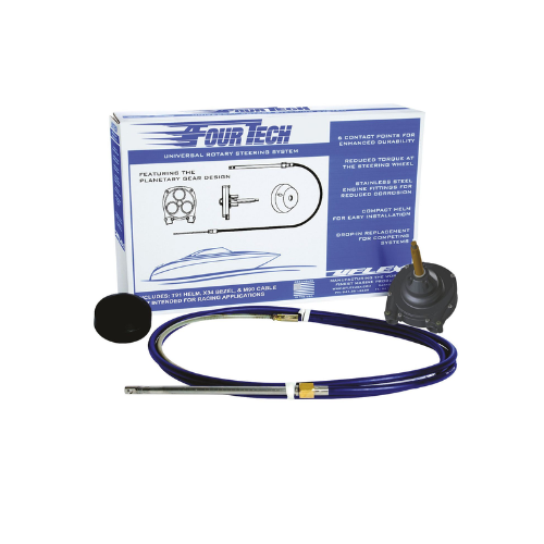 Uflex FOURTECHBLK10 ZTF 10 Foot Black Mach Rotary Steering Cable