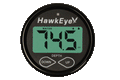 Hawk Eye Electronics DepthTrax Depth Sounder with Air and Water Temperature, 600 Feet - Transom Mount or Glue-In-Hull