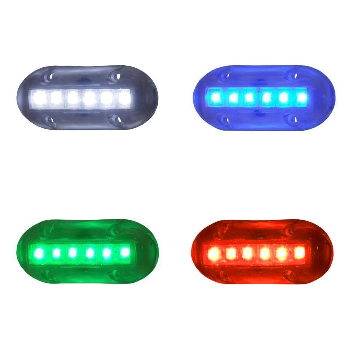 T-H Marine High-Intensity LED Underwater Light, Green, 180 Lumens