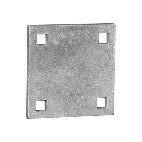 Tie Down Engineering 26413 Commercial Grade 5 in. X 5 in. Back-Up Plate for Single T Male and Female Dock Hardware